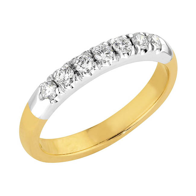 Sandberg Merivirta Timanttisormus M-174 - Rivitimanttisormukset - M-174-18K-150 - 1