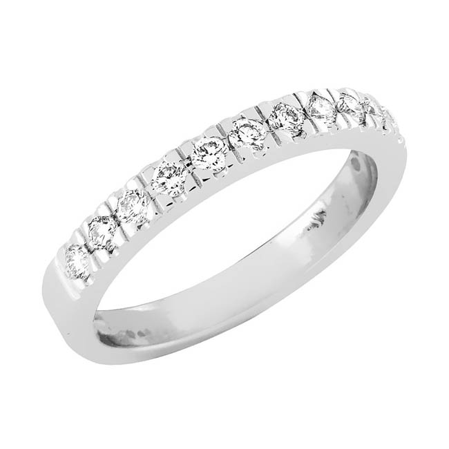 Sandberg Myötätuuli Timanttisormus M-166w 0,27 ct - Rivitimanttisormukset - M-166w-18K-160 - 1