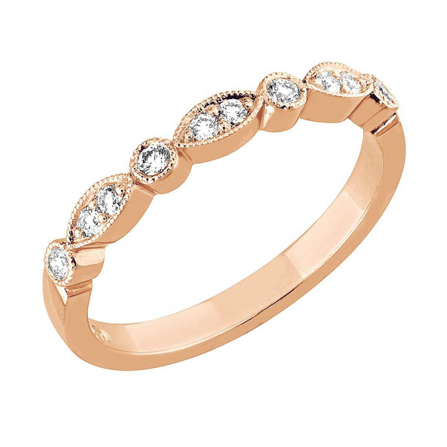 Sandberg Suvituuli timanttisormus M-114R 0,14 ct - Rivitimanttisormukset - M-114R-150 - 1