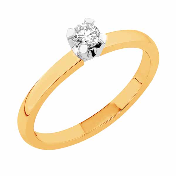 Sandberg Taivaanranta Timanttisormus V-41 0,14ct - Solitaire sormukset - V-41-014-150 - 1