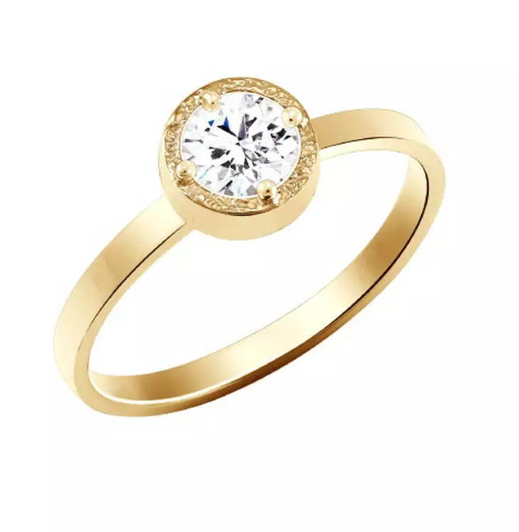 Tammi Jewellery Pretty laboratoriotimanttisormus keltakulta 0,50 ct - Laboratoriotimanttisormukset - G10150LD-150 - 2