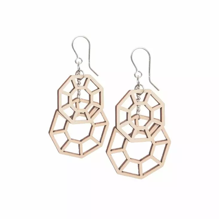 Valona Octagon 2 korvakorut - Puukorut - 27840 - 1