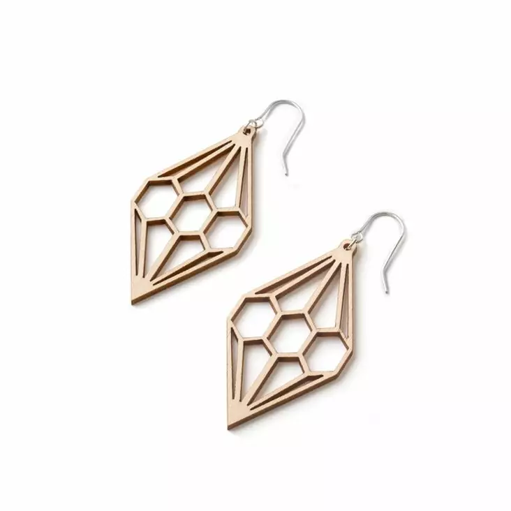 Valona Timantti korvakorut - Puukorut - 28530 - 1