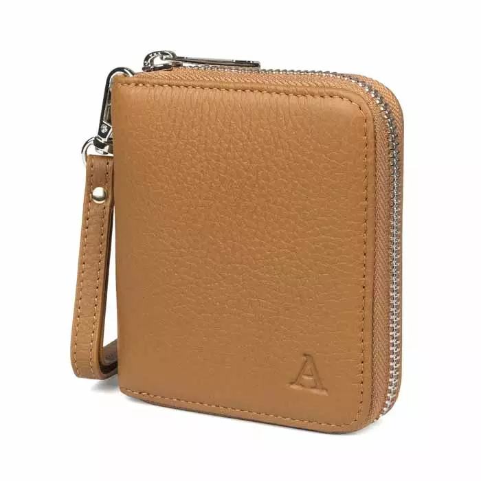 Aarni Mini Clutch-lompakko konjakki/hopea - Laukut - 6430066272600 - 1