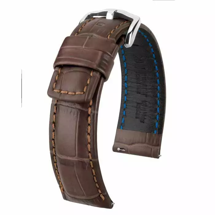 Hirsch Grand Duke Nahkaranne XL - Kellon rannekkeet - 02528210-2-20 - 1