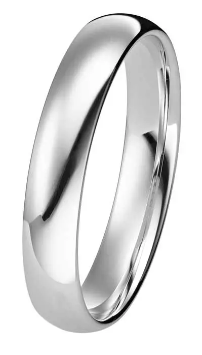 Kohinoor Valkokultainen Kihlasormus 2 mm 003-652V - Valkokultasormukset - 003-652V-150 - 1