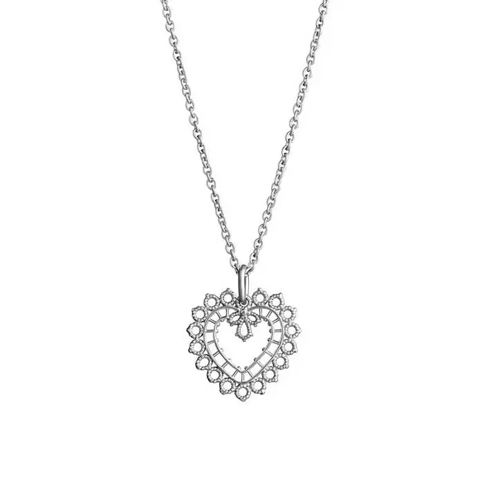 Lempikoru Pitsisydän hopeariipus 3231200500 - Hopeakorut - 3231200500 - 1