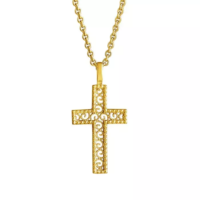 Lempikoru Sydämellinen ristiriipus 5906600500 - Hopeakorut - 5906600500 - 1