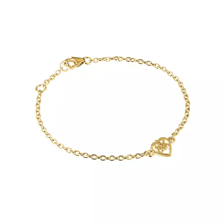 Lumoava Helmi kullattu rannekoru L63264100000 - Hopeakorut - L63264100000 - 1