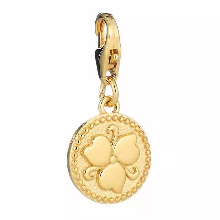 Lumoava Penny Charm kullattu L61251100000 - Hopeakorut - L61251100000 - 1