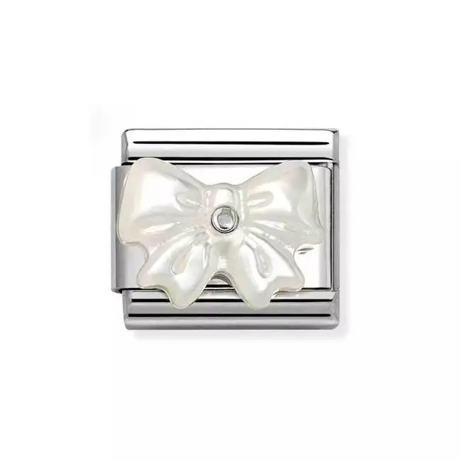 Nomination Classic White Bow - Muotikorut - 33050920 - 1