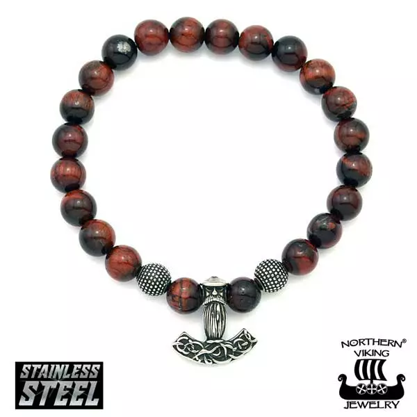 Northern Viking Jewelry Thor's Hammer - Teräskorut - NVJRA020 - 1