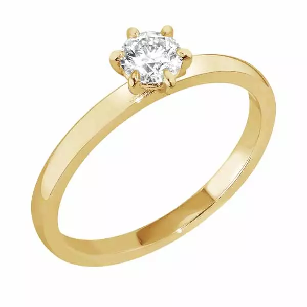 Sandberg Kastepisara M-35k 0,30 ct Laboratoriotimantti - Solitaire sormukset - M-35K-030L-150 - 1