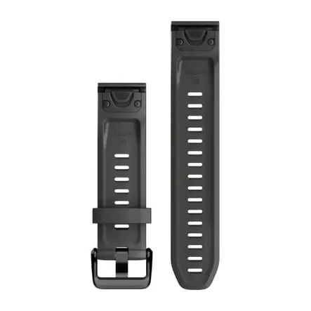 Garmin QuickFit 20 mm silikoniranneke grafiitinharmaa 010-13102-01 - Garmin rannekkeet - 010-13102-01 - 2