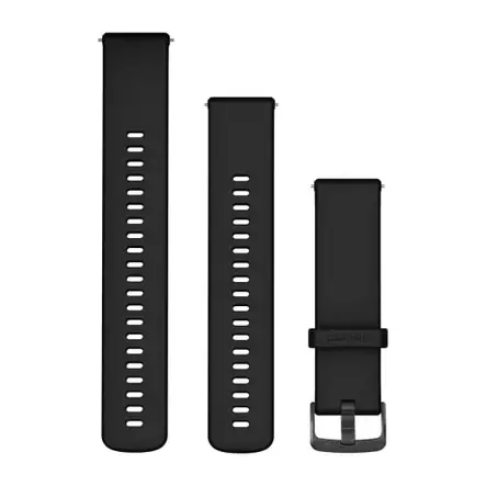 Garmin Quick Release 22mm silikoniranneke musta 010-13256-21 - Garmin rannekkeet - 010-13256-21 - 1