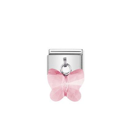 Nomination Classic Crystal Butterfly Pinkki - Muotikorut - 03060411 - 2