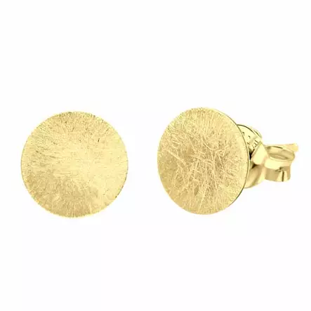 Pyöreät hopeiset laattakorvakorut - Hopeakorut - HME461 - 1