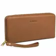 Aarni Clutch-lompakko hirvennahka konjakki/kulta - Lompakot ja korttikotelot - 6430066271221 - 1