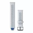 Garmin Quick Release 22mm silikoniranneke vaaleanharmaa/sininen 010-11251-A1 - Garmin rannekkeet - 010-11251-A1 - 1
