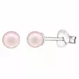 Hopeiset helmikorvakorut 4 mm - Hopeakorut - HME301 - 1