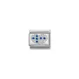 Nomination Classic Silvershine Zirkonia Suomen Lippu Sydän - Muotikorut - 33031901 - 2