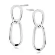 Roikkuvat hopeakorvakorut silmukat - Hopeakorut - HME891 - 1