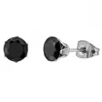 Titaanikorvakorut musta zirkonia 6 mm - Muotikorut - HME921 - 1