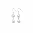 Hopeiset roikkuvat helmikorvakorut - Hopeakorut - AJ-E981 - 1