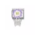Nomination Classic Lilac Daisy Butterfly - Muotikorut - 33181411 - 1