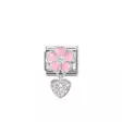 Nomination Classic Pink Flower Heart - Muotikorut - 33181401 - 1