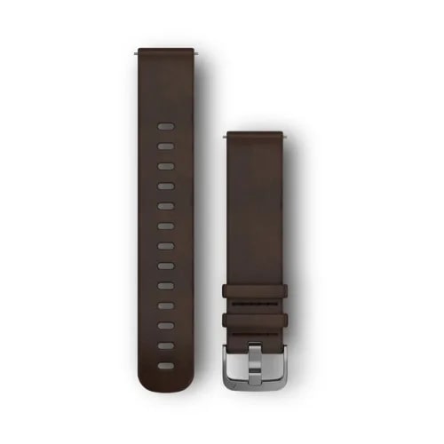 Garmin Quick Release 20mm nahkaranneke tummanruskea 010-12691-01 - Garmin rannekkeet - 010-12691-01 - 1