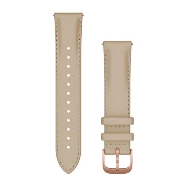 Garmin Quick Release 20mm nahkaranneke vaalea hiekka 010-12924-21 - Garmin rannekkeet - 010-12924-21 - 1