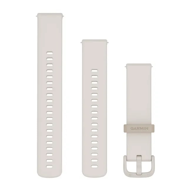 Garmin Quick Release 20mm silikoniranneke norsunluu 010-12932-31 - Garmin rannekkeet - 010-12932-31 - 1