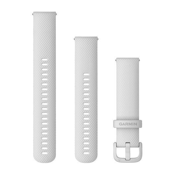Garmin Quick Release 20mm silikoniranneke valkoinen 010-13021-01 - Garmin rannekkeet - 010-13021-01 - 1