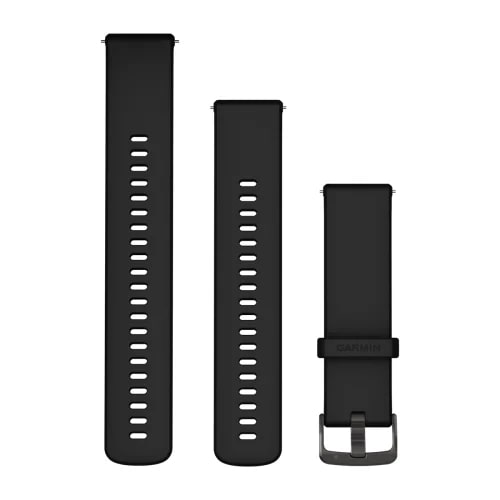 Garmin Quick Release 22mm silikoniranneke musta 010-13256-21 - Garmin rannekkeet - 010-13256-21 - 1