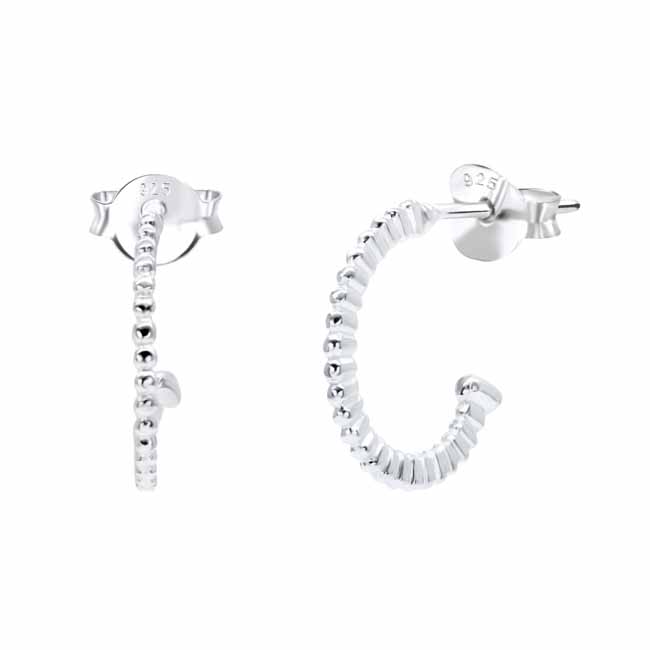 Hopeiset puolirenkaat - Hopeakorut - HME481 - 1