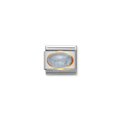 Nomination Classic Oval Stone Akvamariini - Muotikorut - 03050401 - 2