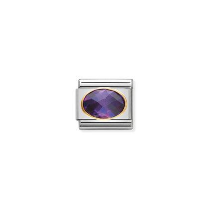 Nomination Classic Oval Zirkonia Violetti - Muotikorut - 030601001 - 2