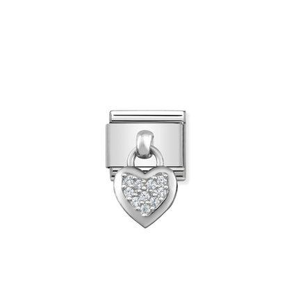 Nomination Classic Silvershine Charm Sydän - Muotikorut - 33180001 - 3