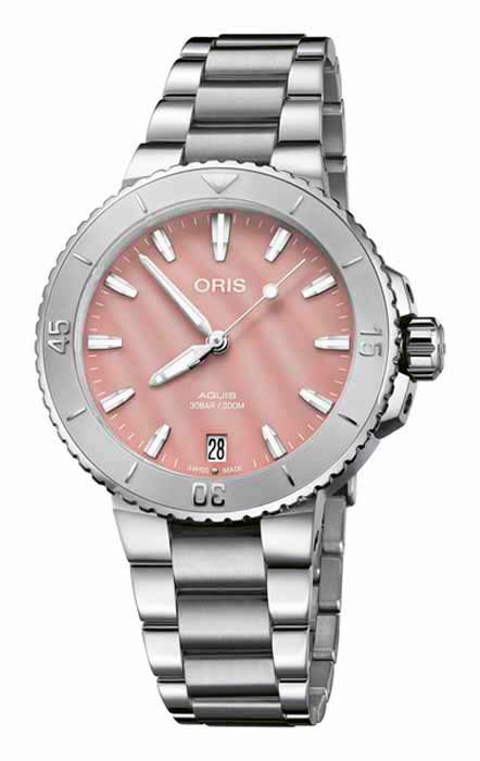 Oris Aquis Date 01 733 7770 4158-07 8 18 05P - Oris naisten rannekellot - 7612611035031 - 1