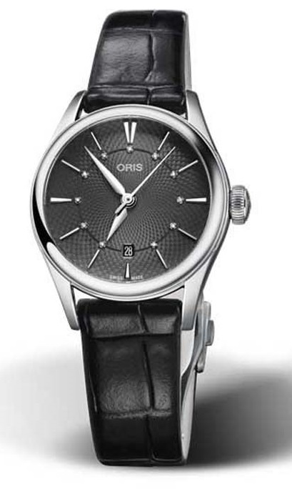 Oris Artelier Date Diamonds 01 561 7722 4053-07 5 14 64FC - Oris naisten rannekellot - 7612611025681 - 1