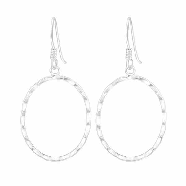 Ovaalit hopeakorvakorut 20 x 23 mm - Hopeakorut - HME711 - 1