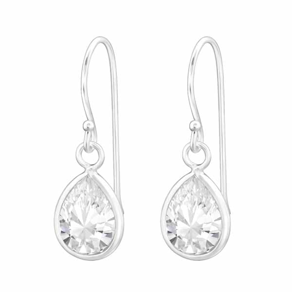 Roikkuvat hopeakorvakorut pisara - Hopeakorut - HME791 - 1