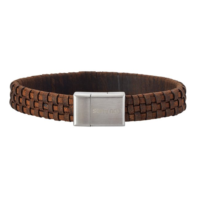 Son of Noa miesten rannekoru 12 mm 89700-BROWN - Nahkakorut - 897000-BROWN21 - 1