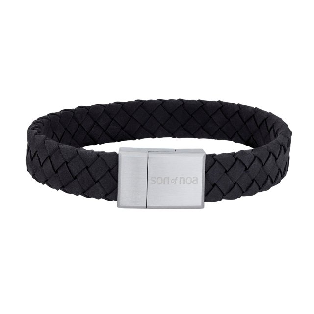 Son of Noa miesten rannekoru, nahka 12 mm 897014-BLACK - Nahkakorut - 897014-BLACK21 - 1