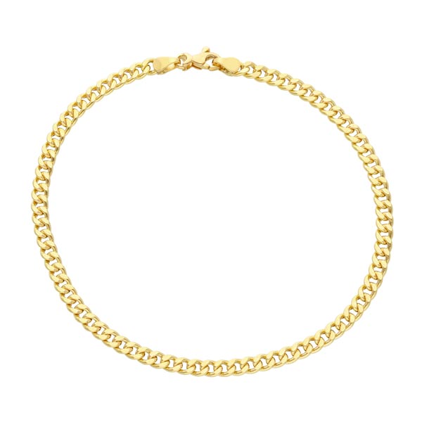 Kultainen panssariranneketju 3,5 mm - Kultakorut - HMC100-21 - 1