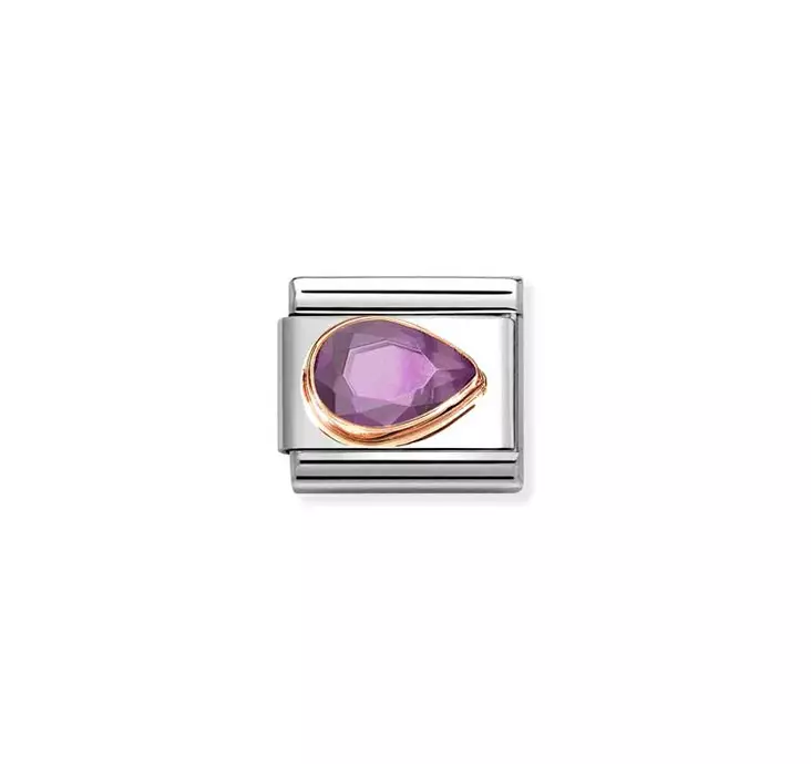 Nomination Classic Charm Drop Violet - Muotikorut - 430606001 - 1