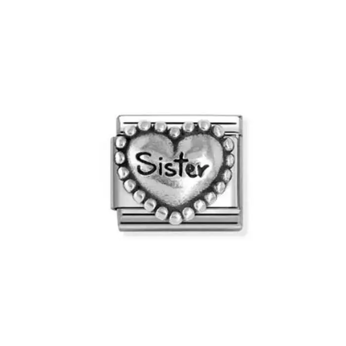Nomination Classic Silvershine Sydän Sister - Muotikorut - 33010181 - 1