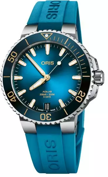 Oris Aquis Date Calibre 400 01 400 7769 4125-07 4 22 75FC - Oris miesten rannekellot - 7612611038391 - 1
