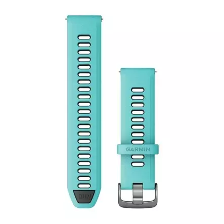 Garmin Quick Release 22mm silikoniranneke vedenvihreä/musta 010-11251-A2 - Garmin rannekkeet - 010-11251-A2 - 1